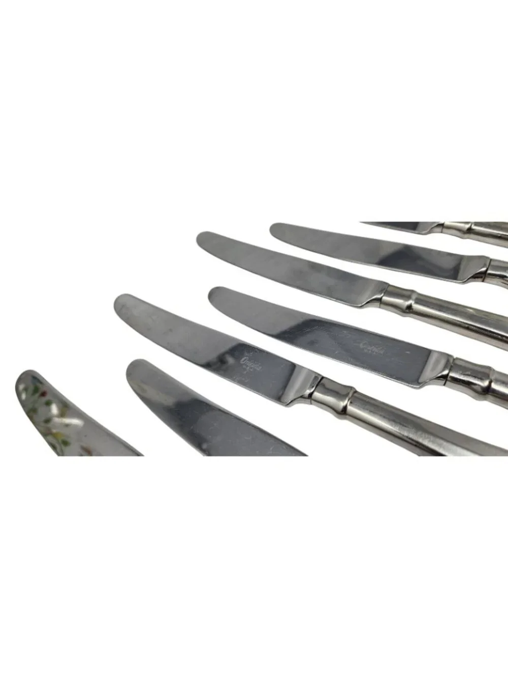 10 Dinner‎ Knives - Oneida Julliard Glossy Stainless Flatware USA Made
